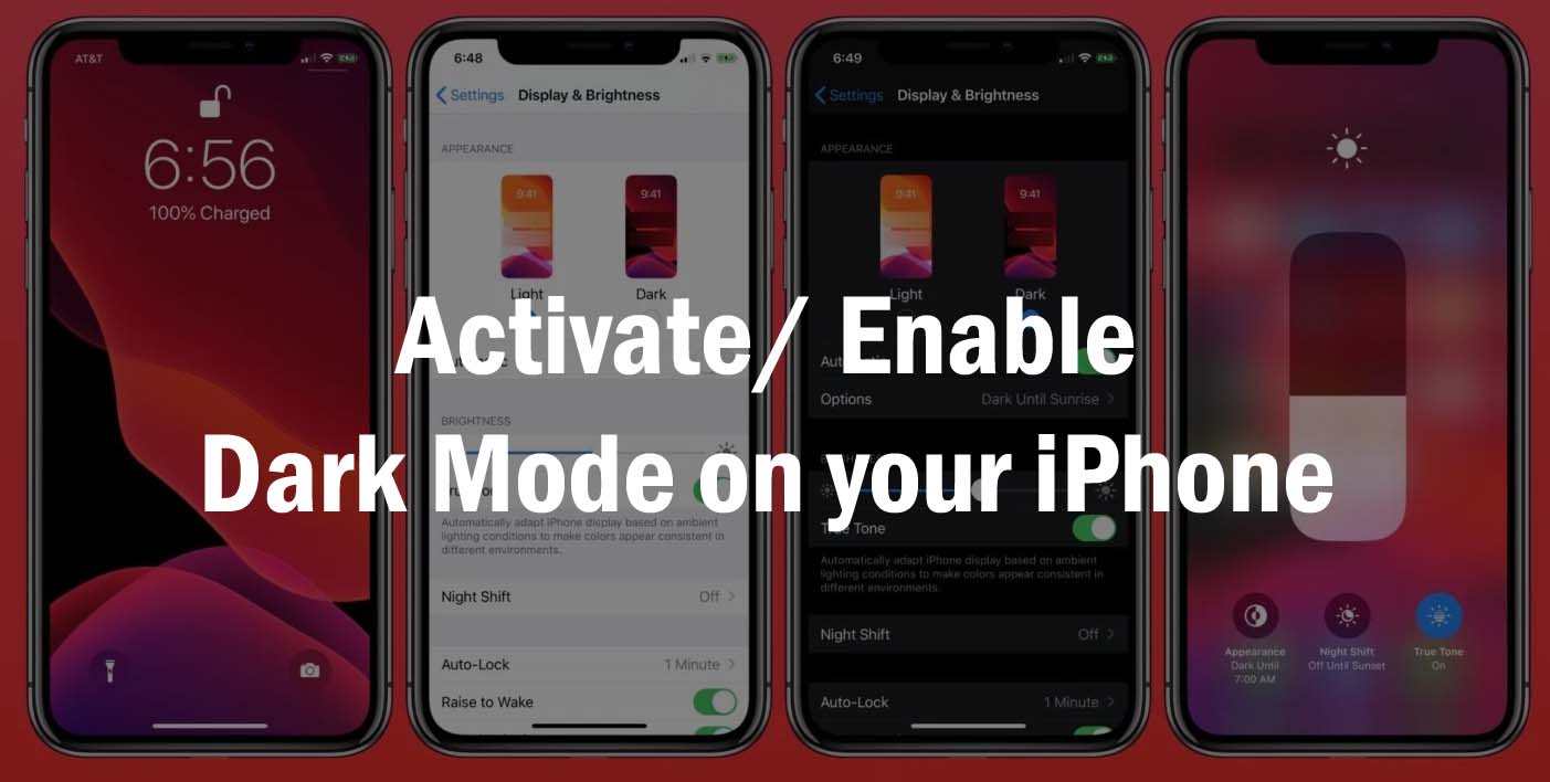 Activate Enable Dark Mode on your iPhone