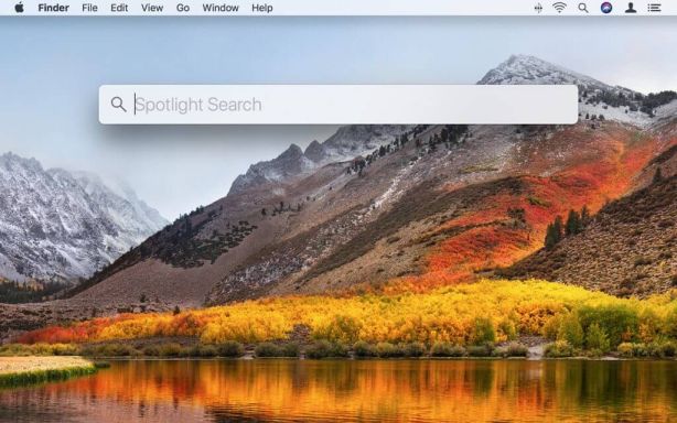 spot light search on mac